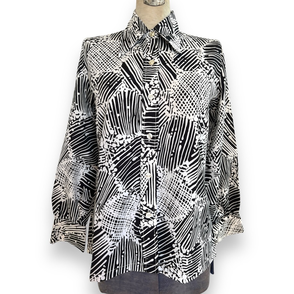 Vintage 70s Dagger Collar Button Down Shirt Limited Edition Ship ‘n Shore